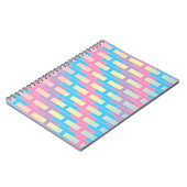 Farbiges Notebook Notizblock (Linke Seite)