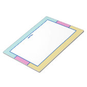 Farbiges Notepad Notizblock (angewinkelt)