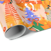 Farbiges Nutcracker World Christmas Wrapping Paper Geschenkpapier (Rolleneckpunkt)