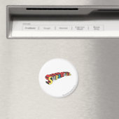 Farbiges Obergirl-Logo Magnet (In Situ (Geschirrspüler))