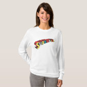 Farbiges Obergirl-Logo T-Shirt (Vorne ganz)