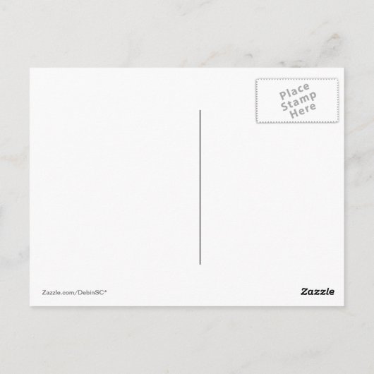 Farbiges Obst Postkarte (Rückseite)