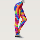 Farbiges Obst Vortex Leggings (Rechts)