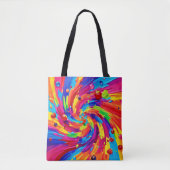 Farbiges Obst Vortex Tasche (Vorderseite)
