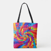 Farbiges Obst Vortex Tasche (Rückseite)
