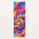 Farbiges Obst Vortex Yogamatte (Vorderseite)