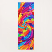 Farbiges Obst Vortex Yogamatte (Rückseite)