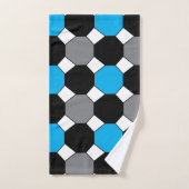 Farbiges Octagon Geometric Muster Badhandtuch Set (Handtuch)