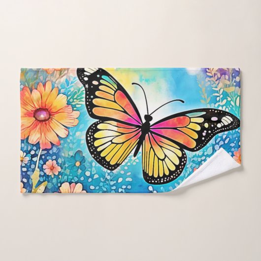 Farbiges Octopus View Design Badhandtuch Set (Handtuch)