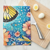 Farbiges Octopus View Design Geschirrtuch (Viertel Falte)