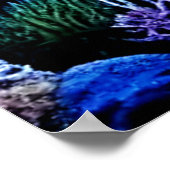 Farbiges Octopus View Design Poster (Ecke)