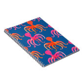 Farbiges Oktopus-nahtloses Muster Notizblock (Rechte Seite)