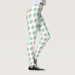 Farbiges OM-Zeichen Leggings