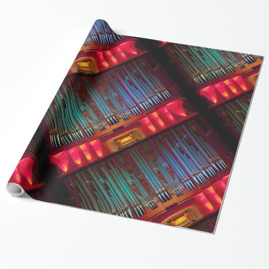 Farbiges Orgelpapier Geschenkpapier (Ungerollt)