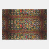 Farbiges orientalisches Rug-Design Geschenkpapier Set (Vorderseite 3)