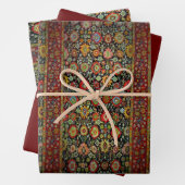Farbiges orientalisches Rug-Design Geschenkpapier Set (Beispiel)