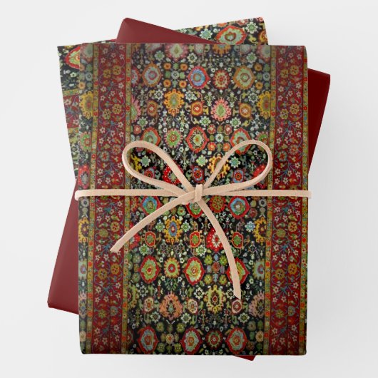 Farbiges orientalisches Rug-Design Geschenkpapier Set (Beispiel)