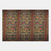 Farbiges orientalisches Rug-Design Geschenkpapier Set (Vorderseite)