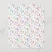 Farbiges Origamipapier (Vorne/Hinten)