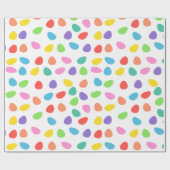 Farbiges Ostereier Muster Geschenkpapier (Flach)