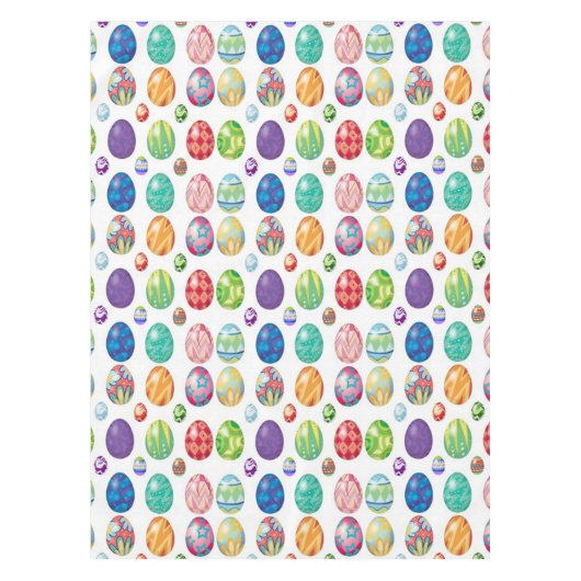 Farbiges Ostereier Muster Tischdecke (Vorderseite)
