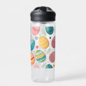 Farbiges Ostereier Muster Trinkflasche (Vorderseite)