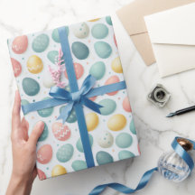 "Farbiges Ostereier-Wrapping Paper