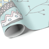 Farbiges Ostereiermuster Geschenkpapier (Rolleneckpunkt)