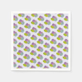 Farbiges Ostereispapier Serviette (Vorderseite)