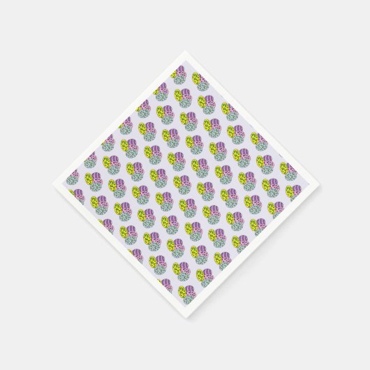 Farbiges Ostereispapier Serviette (Ecke)