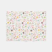 Farbiges Osterklettermuster Fleecedecke (Vorderseite (Horizontal))