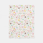 Farbiges Osterklettermuster Fleecedecke (Vorderseite)