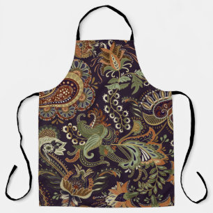 Farbiges Paisley Muster. Ethnische Vintage Tapete Schürze