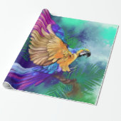 Farbiges Papageienpapier Geschenkpapier (Ungerollt)