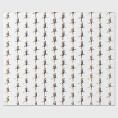 Farbiges Papageienpapier Geschenkpapier (Flach)