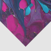 Farbiges Papier Collage Art Tissue Paper (Ausschnitt)