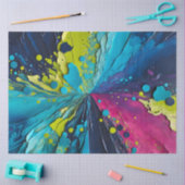 Farbiges Papier Collage Art Tissue Paper (Basteln)