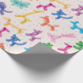 Farbiges Papier für Ballontiere Geschenkpapier (Ecke)