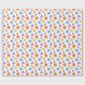 Farbiges Papier für Blumendruck Geschenkpapier (Flach)