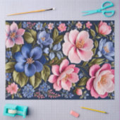 Farbiges Papier für Blumenmuster (Basteln)