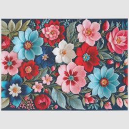 Farbiges Papier für Blumenmuster