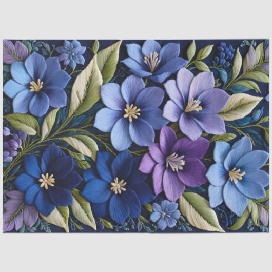 Farbiges Papier für Blumenmuster (Vorderseite)