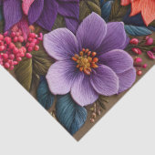 Farbiges Papier für Blumenmuster (Ausschnitt)