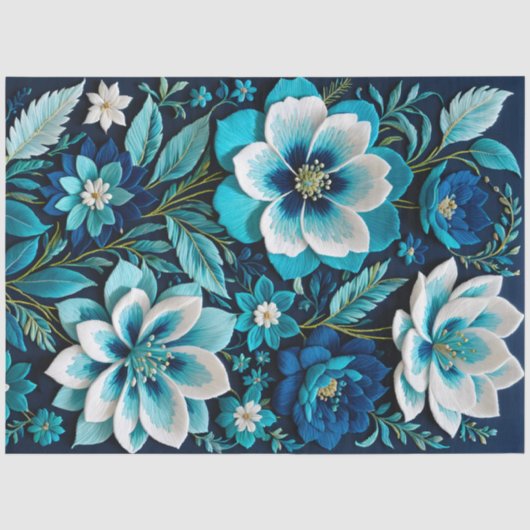 Farbiges Papier für Blumenmuster (Vorderseite)