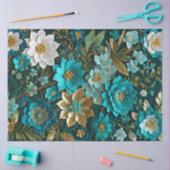Farbiges Papier für Blumenmuster (Basteln)