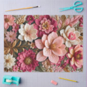 Farbiges Papier für Blumenmuster (Basteln)