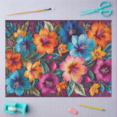 Farbiges Papier für Blumenmuster (Basteln)