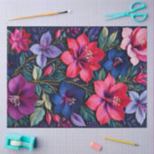 Farbiges Papier für Blumenmuster (Basteln)
