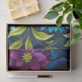 Farbiges Papier für Blumenmuster (Geschenk)