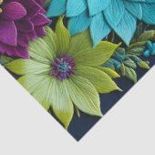 Farbiges Papier für Blumenmuster (Ausschnitt)